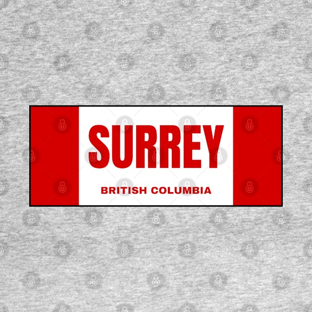 Surrey City in Canadian Flag Colors by aybe7elf